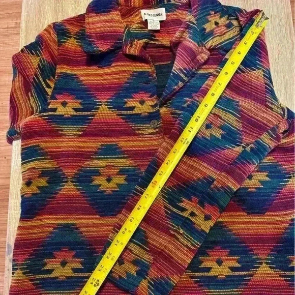 Alfred Dunner Vintage Aztec Jacket - Picture 7 of 9